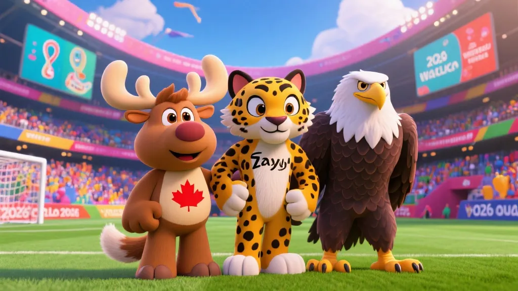揭秘2026世界杯吉祥物：Maple、Zayu与Clutch背后的文化密码与狂欢寓意